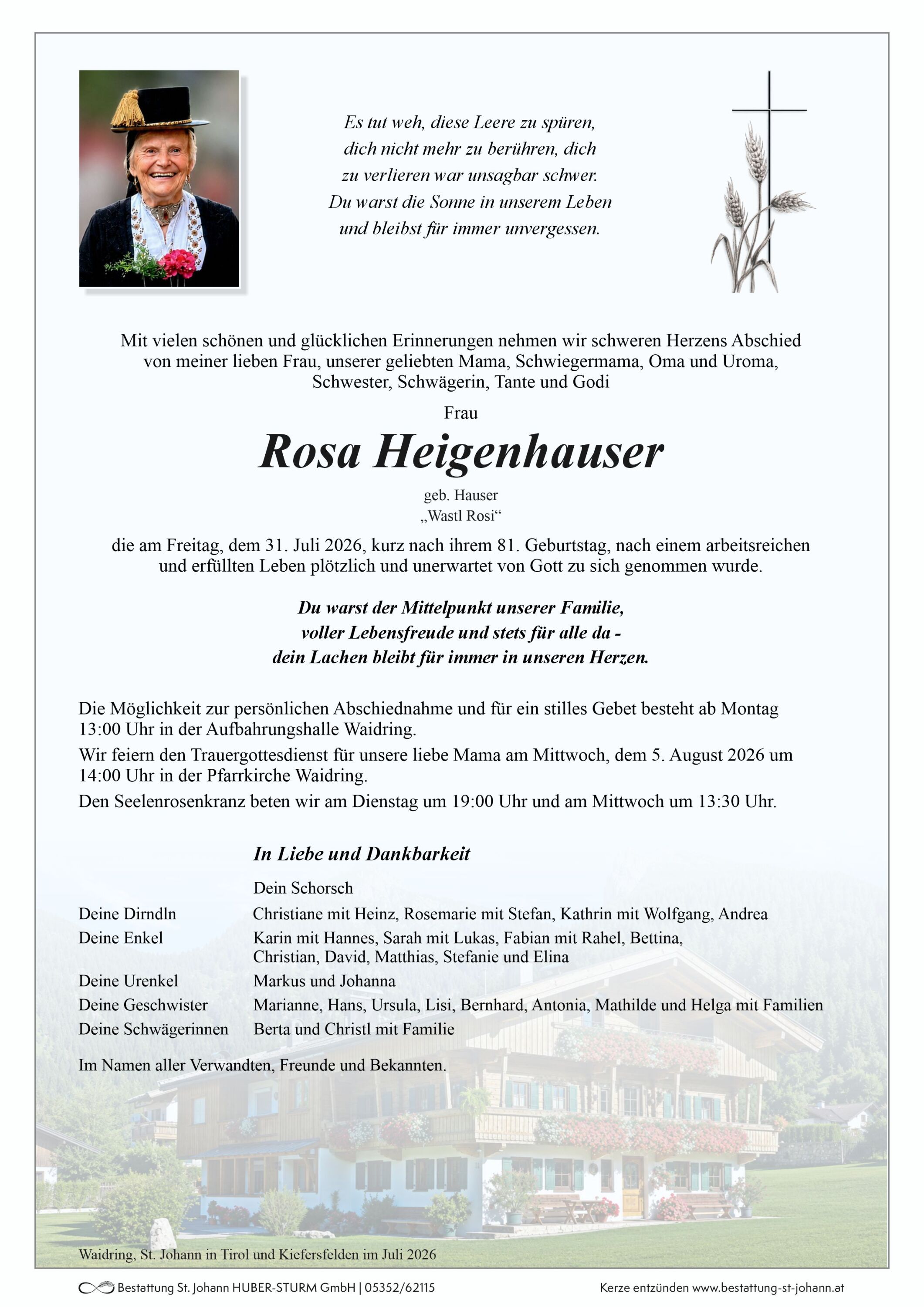 Rosa Heigenhauser